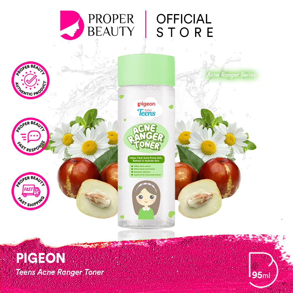 PIGEON Teens Acne Ranger Toner Indonesia / Pembersih Wajah 100ml / Helps Treat Acne Prone Skin Refre