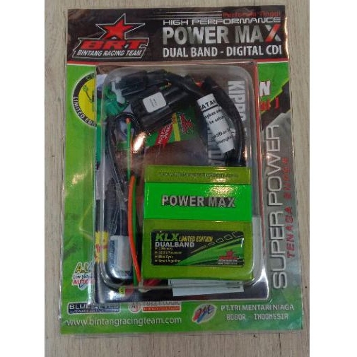 CDI BRT Dual Band Powermax KLX 150 limited ecu Brt klx150 dtracker cdi brt original