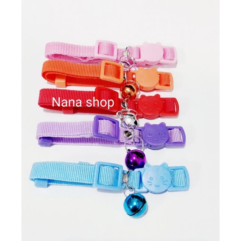 Pet collor kalung leher kucing anjing kelinci lonceng 14mm