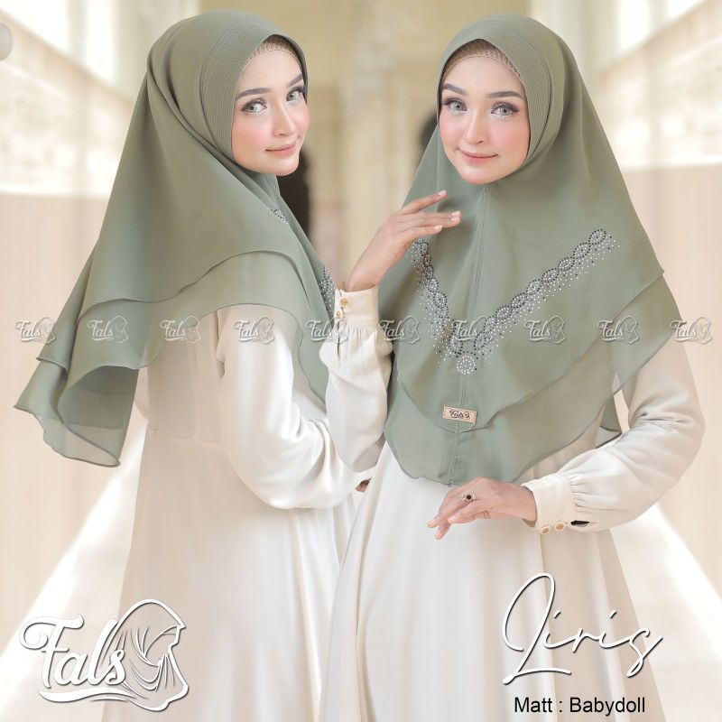 Hijab Ceruty 2 Layer Liris Original Fals Hijab
