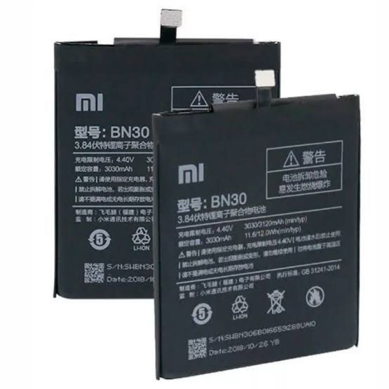 BATERAI XIAOMI REDMI 4A BN30 ORIGINAL 3030mAh