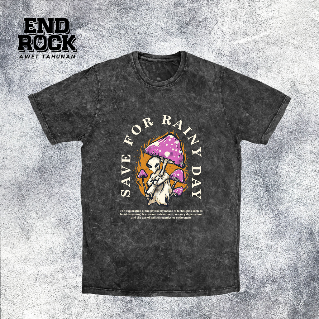 Kaos Distro Original Endrock Tema Save Rainy DTFS136