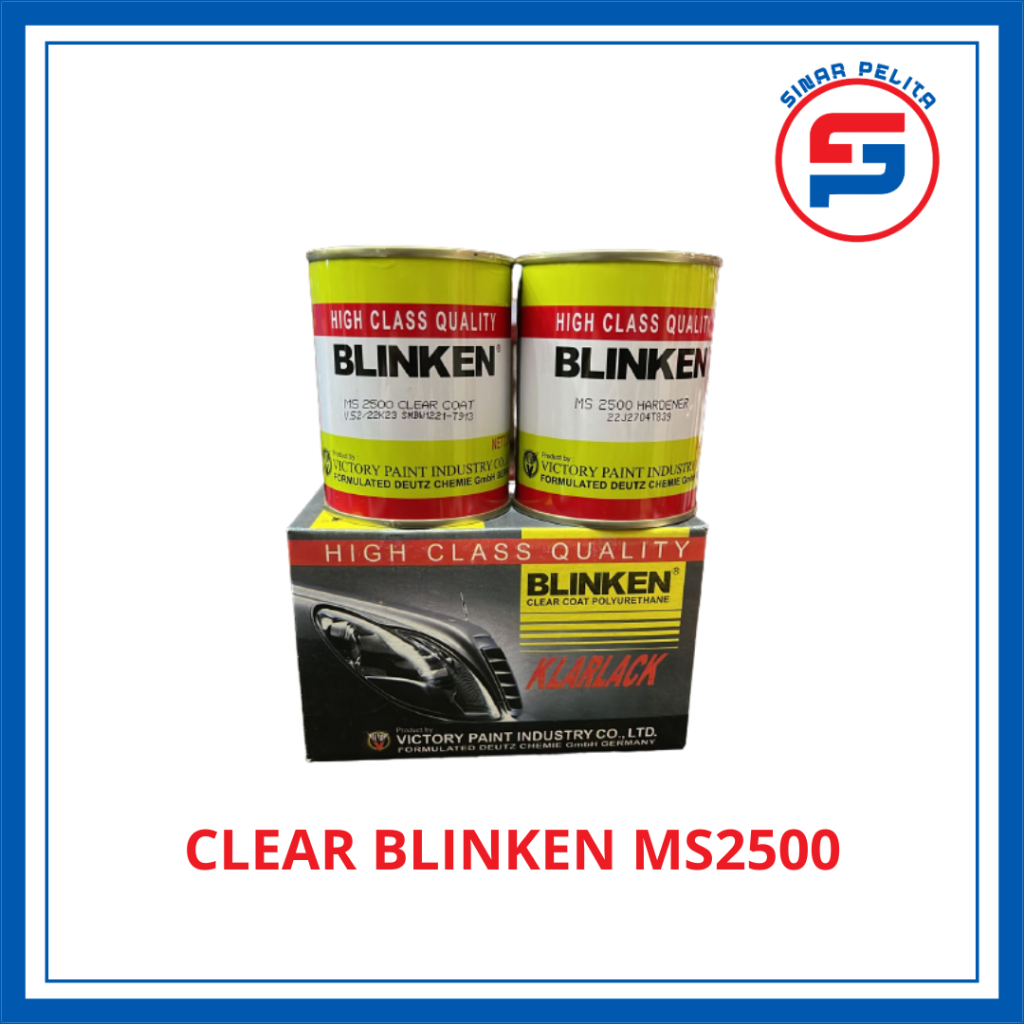 BLINKEN MS2500/ BLINKEN CLEAR COAT / CLEAR GLOSS BLINKEN / ANTI GORES BLINKEN / 500ML SET