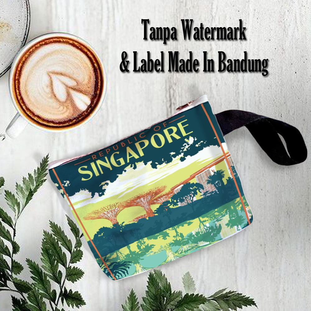 [GROSIR] Souvenir Pouch Dompet Singapur Singapore