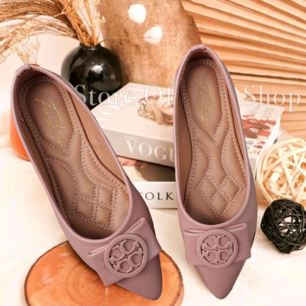 FIOR LOTUS Ballevina Pointed Toe Ballet Flat AR 18 - Fior Store