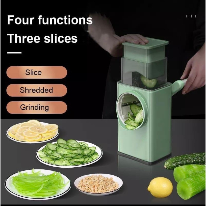 ( BISA COD ) PROMO Vegetable Slicer Machine Alat Pemotong Sayuran Parutan Serbaguna / Alat Pemotong Portable / Parutan Pengupas Pemotong Sayur / Multifunction Vegetable Cutter Alat Pemotong Sayuran dan Buah / Parutan Serbaguna Mesin Pengiris