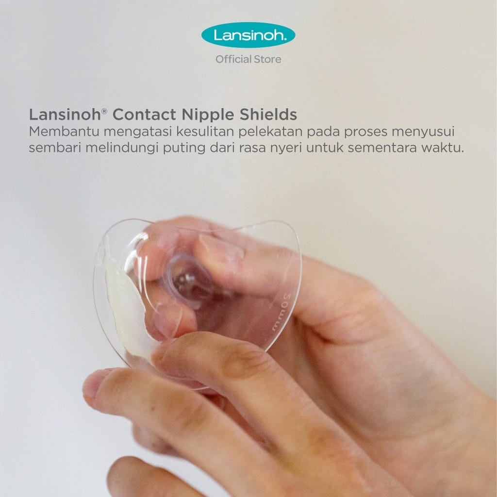 Lansinoh Nipple Shields 20mm / 24mm - Pelinung Puting Lecet