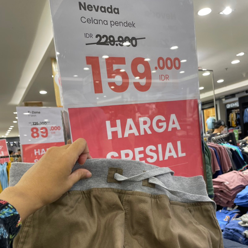 Celana Pendek Pria Dewasa Woven Nevada Original Barang Ori-an Chinos Pendek Pria Jumbo Big size