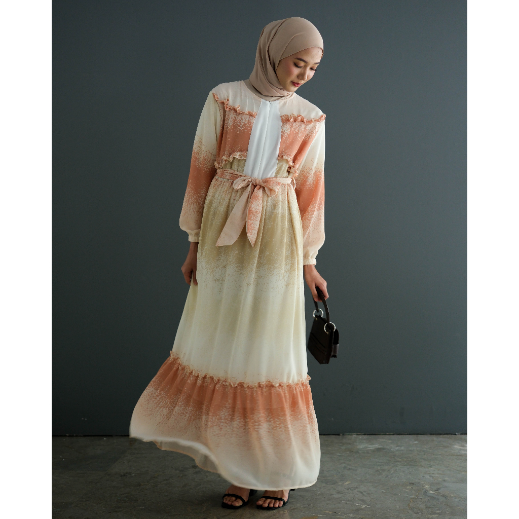 Myrubylicious SALME MAXI DRESS KODE 1925  | DRESS | DRESS WANITA | DRESS MOTIF | BAJU MUSLIMAH