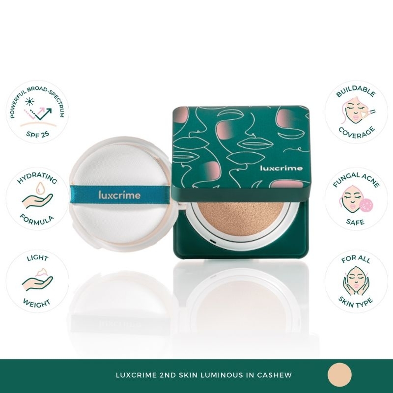 [NEW & ORI] Luxcrime 2nd Skin Luminous Cushion Refill