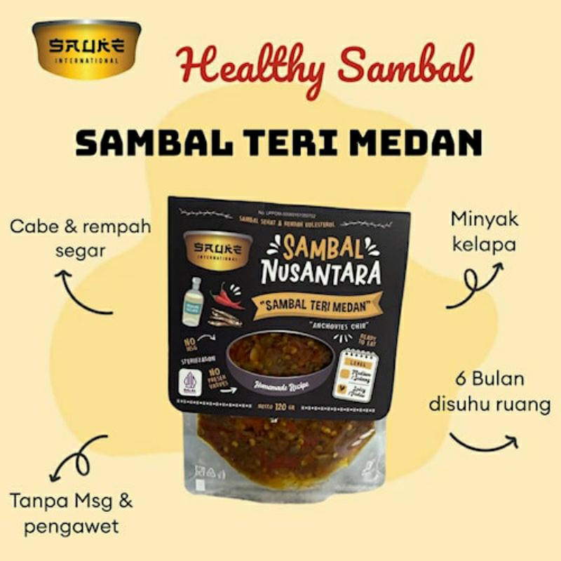 

Sambal Sehat Nusantara - Sambal Teri Medan