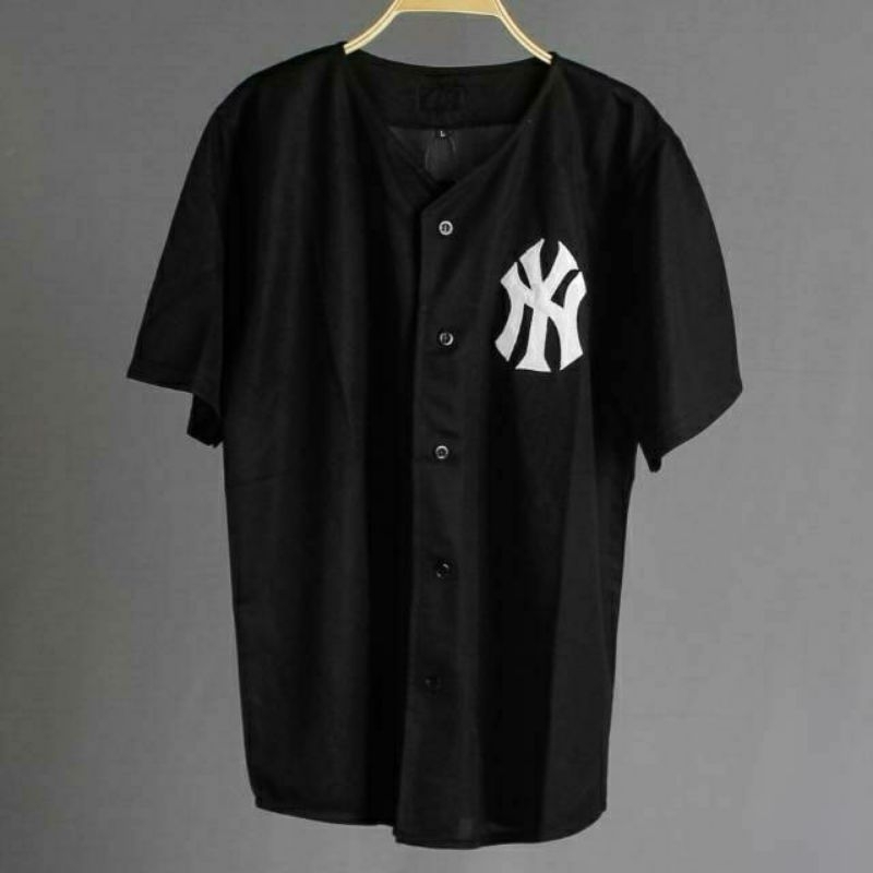 Atasan NY Jersey baseball premium pria-wanita Jersey baju baseball