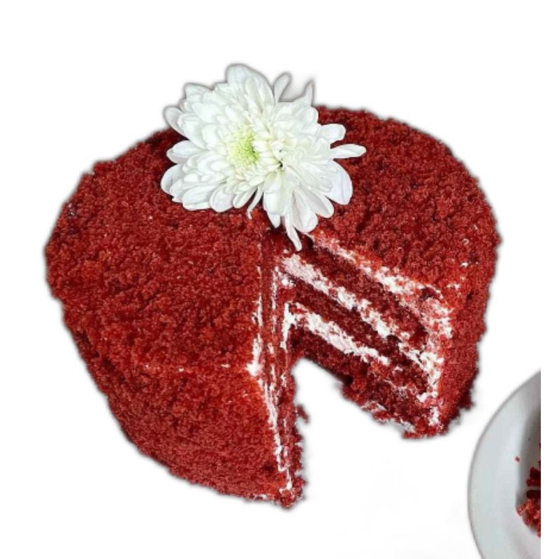 Bubuk Red Velvet crumble 1kg preimum kekinian toping kue