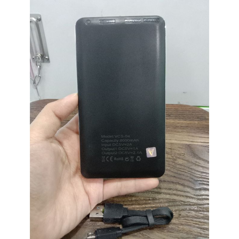 POWERBANK VANVO VCS-04 8000mAh DIGITAL ORIGINAL