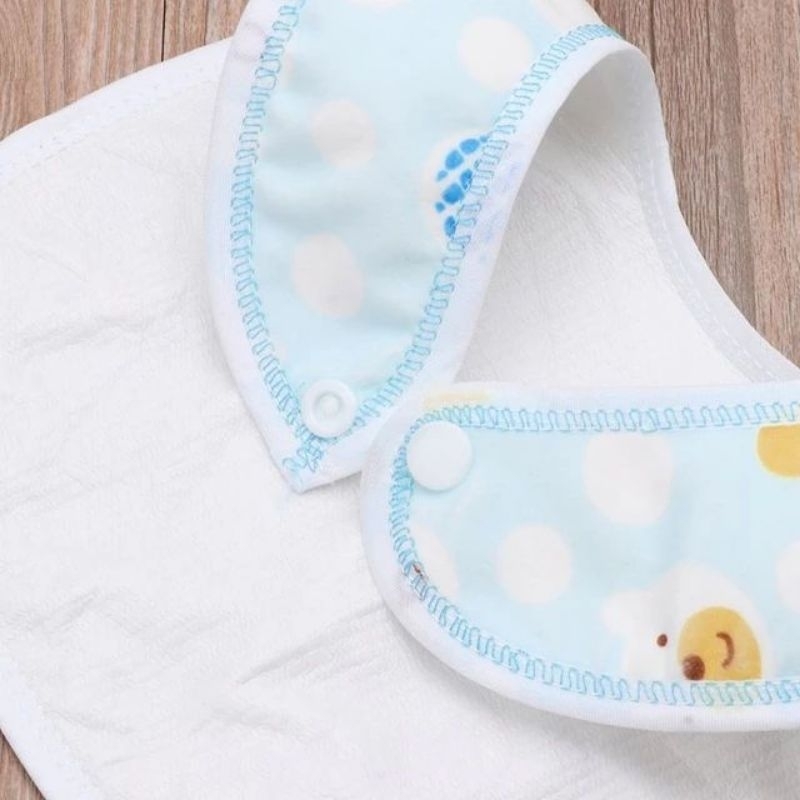 Makassar Celemek makan bayi anti air slabber baby waterproof handuk air liur anak