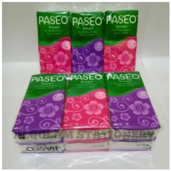 Tisu Tissue PASEO SMART HANKY 2ply 12s/Travel Tissue/Tisu Wangi Harum/Tisu Perjalanan/Facial Tissue