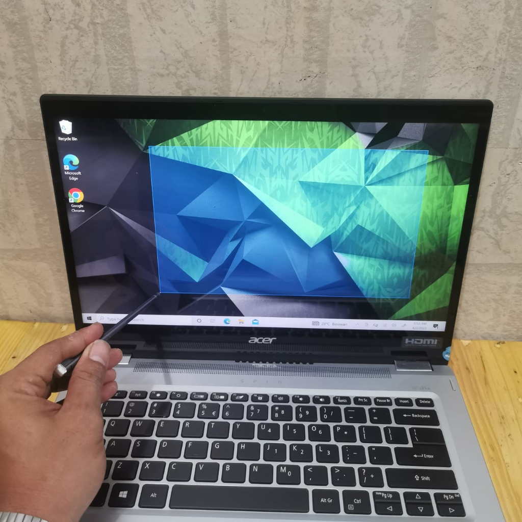 Acer Spin 3 Series SP314-54N, Intel Core i5-1035G1, Ram 8Gb, SSD 256Gb, Touchscreen, Full HD