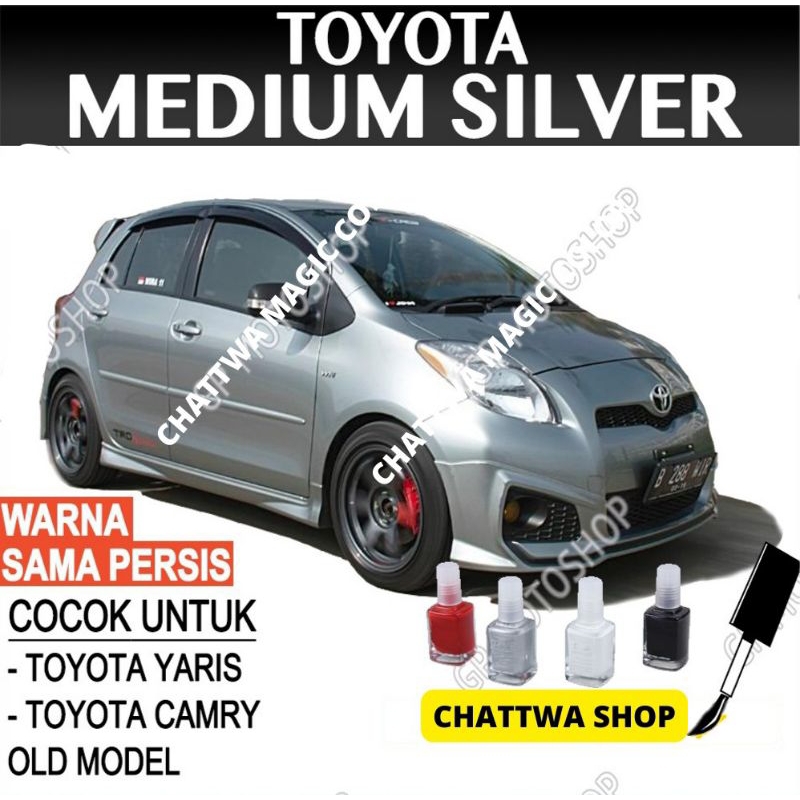 CAT OLES MOBIL TOYOTA MEDIUM SILVER METALLIC CAT OLES PENGHILANG BARET MOBIL LECET GORES CAT MOBIL Y