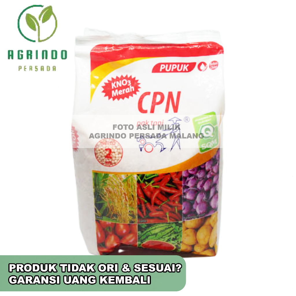 ( 2 kg ) Pupuk CPN KNO3 merah 15-0-14 dari pak tani saprotan utama KNO 3 2kg