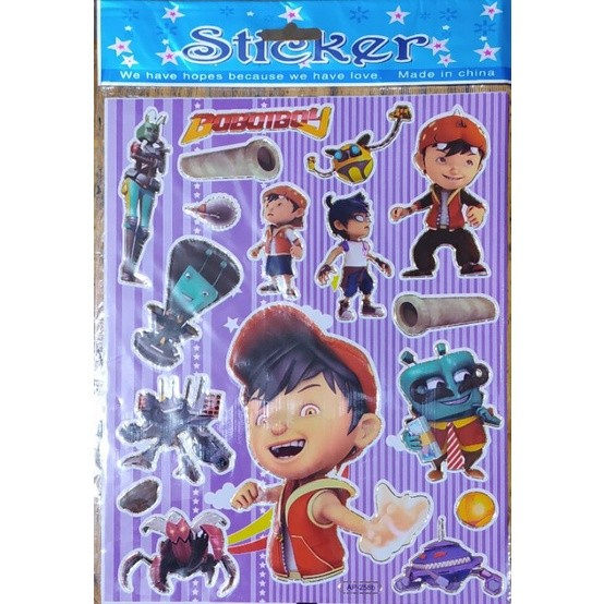 

mainan Stiker anak Karakter BoBoiBoy - AP-258b