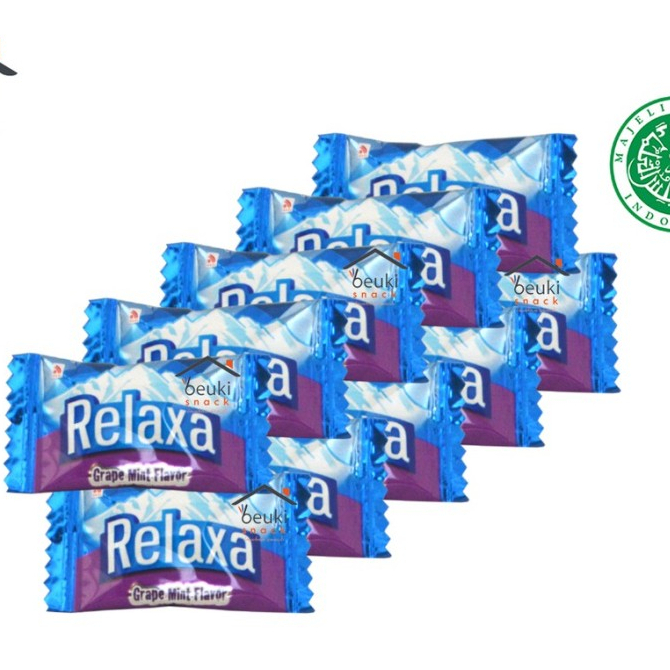 

MAKANAN & MINUMAN MAKANAN RINGAN 1PCS RELAXA GRAPE MINT PERMEN WANGI