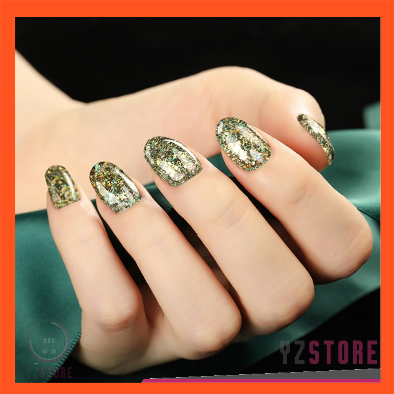 ROSALIND SHINY DIAMOND Gel Glitter Shinny Pot Kutek Nail Art Polish UV LED YZ156