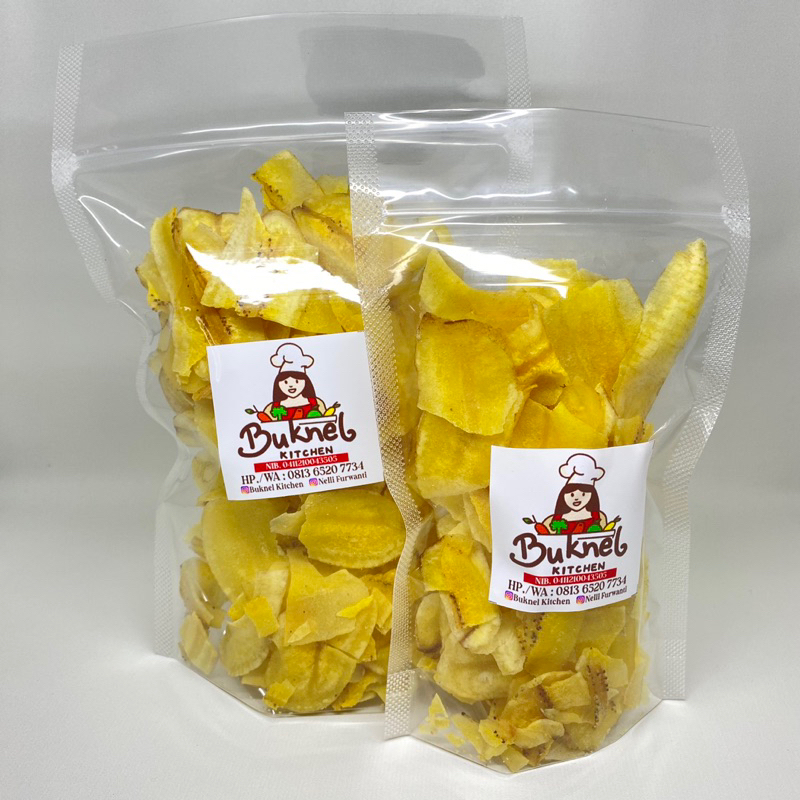 

Keripik Pisang Gurih Asin Original - 250 Gr