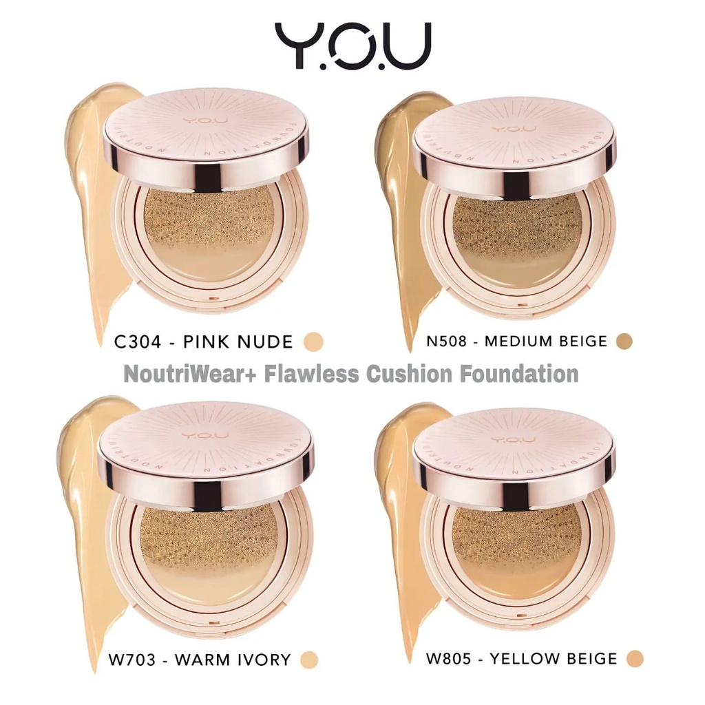 YOU NoutriWear+ Flawless Cushion Foundation Full Coverage