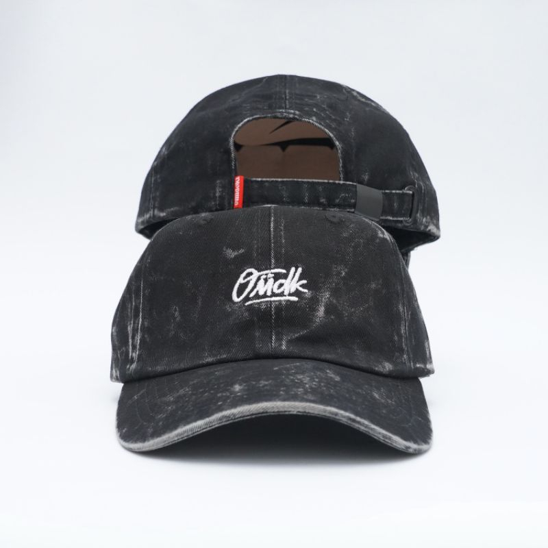 Omidoki Topi Baseball Caps Washed Hitam Geby