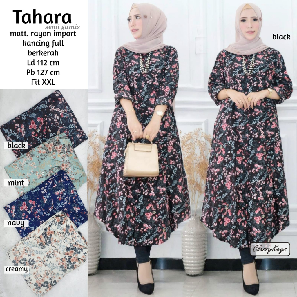 DRESS WANITA TERBARU KEKINIAN BAJU ATASAN GAYA CASUAL SANTAI KANTOR PARTY HAWAI PANTAI LEBARAN CRINK