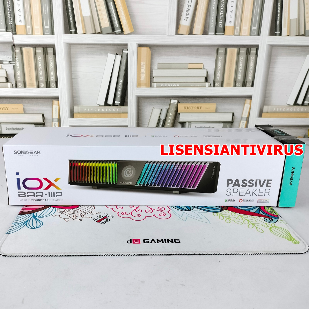 Speaker Bluetooth Sonicgear IOX BAR 3P Stereo Soundbar RGB Light