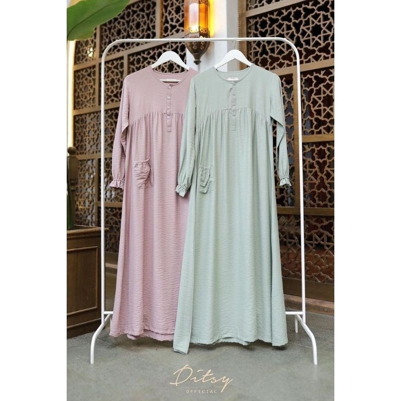 DITSY LIVY CRINKLE DUSTYPINK SIZE L