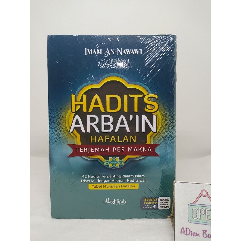 BUKU HADITS ARBAIN HAFALAN TERJEMAH PER MAKNA IMAM AN NAWAWI MAGHFIRAH
