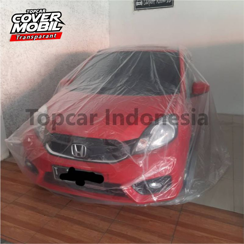 Cover Mobil Transparan Toyota Corolla All Type Plastik Tebal Plastik Waterproof Outdoor Indoor Part Mobil Aksesoris Exterior Selimut Pelindung Anti Air Debu Kotoran Hewan Teras Gudang Rumah by TOPCAR