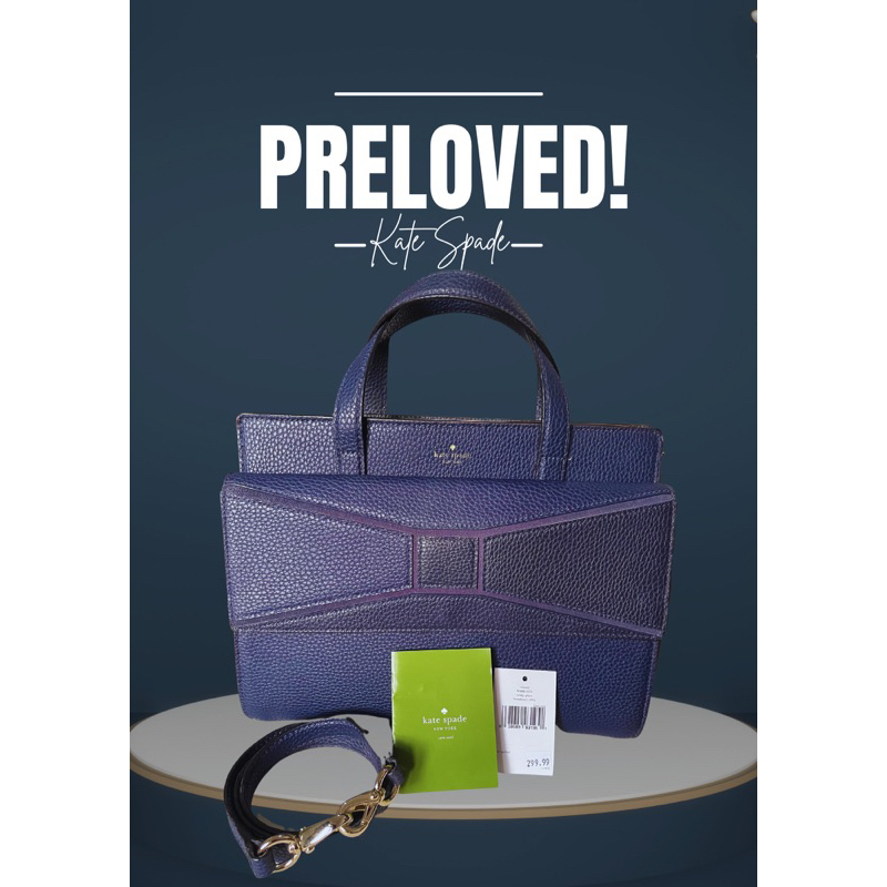 (PRELOVED) Kate Spade Chantal Navy Original Bag