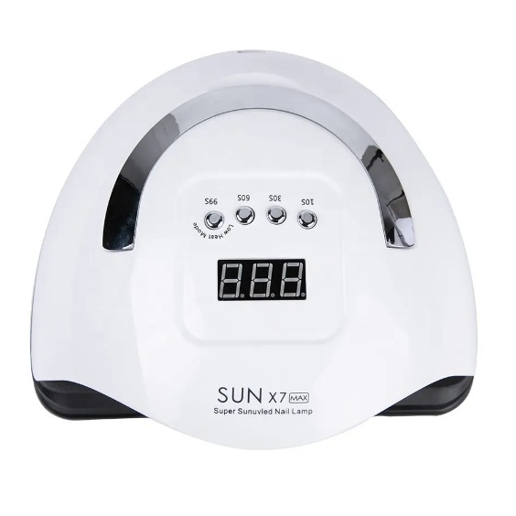 Nail UV lamp SUN X7 MAX alat Pengering Kutek UV Led Nail Kuku 180W LAMPU Nail Dryer Tinggi Lebih Cepat Kering