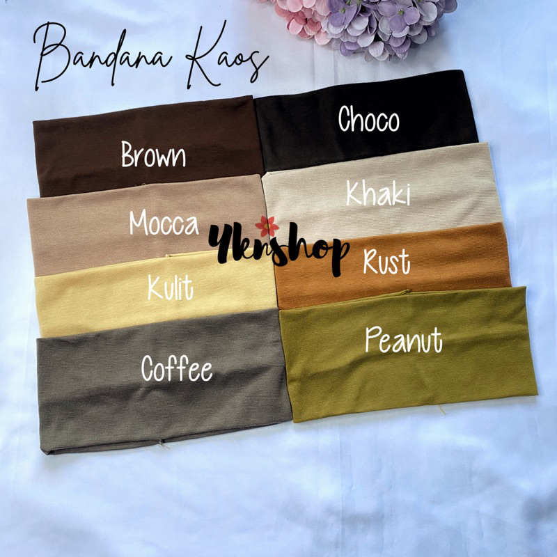 BANDANA Kaos/Ciput Bandana Kaos