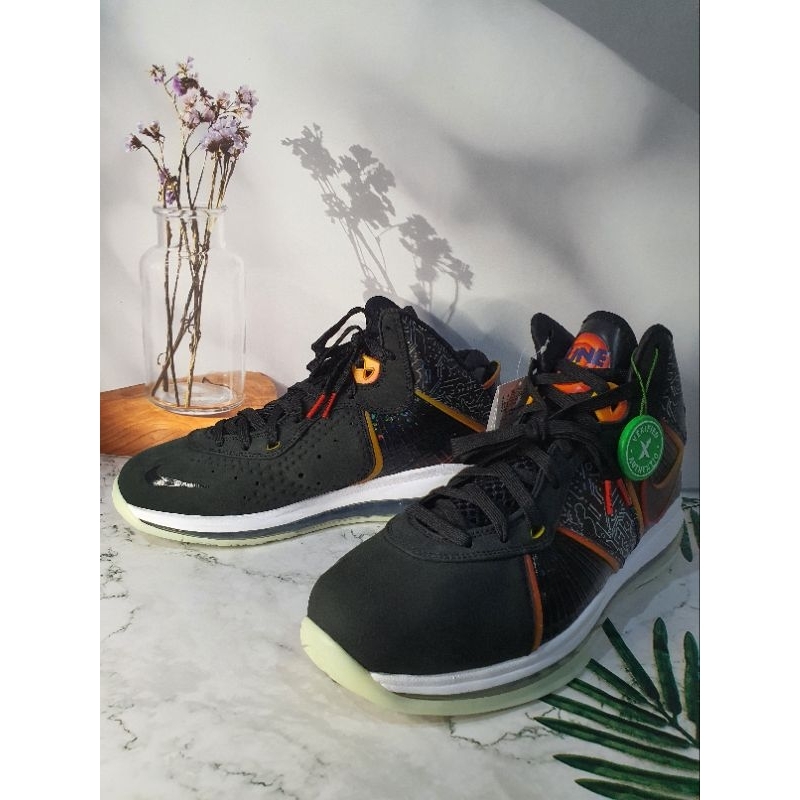 Nike Lebron 8 Space Jam. Size US 11 / EU 45. With Stock-X Tag (Original Guaranteed). Glow In The Dar