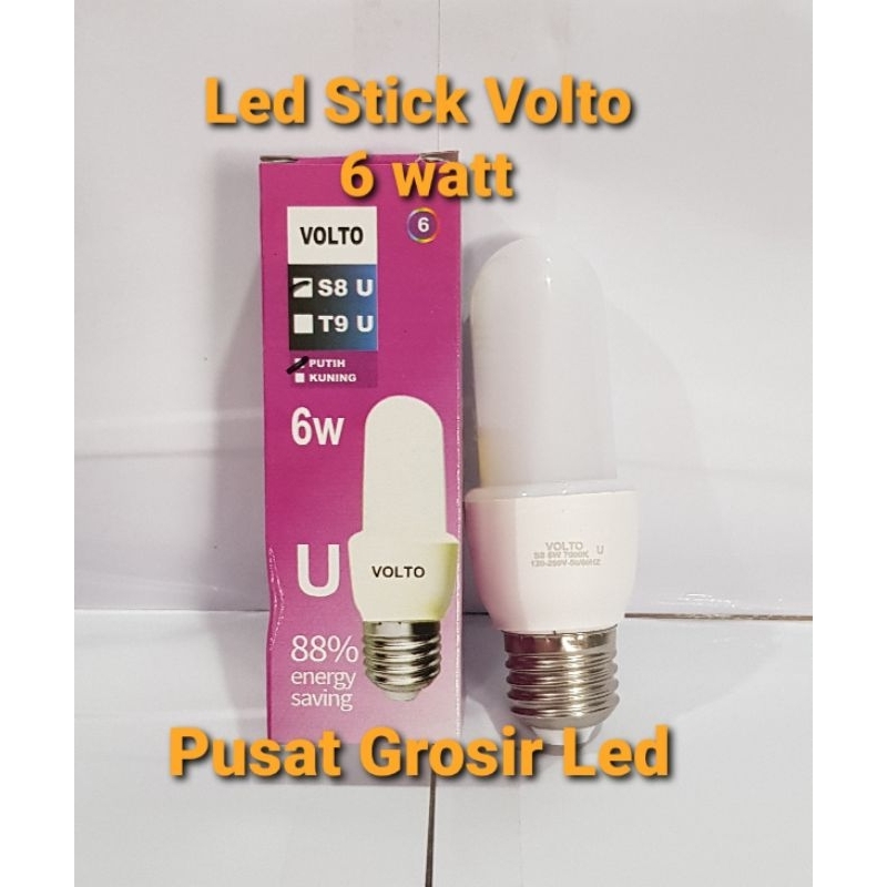 Lampu Led Stick 6 Watt Dan 12 Watt Cahaya Putih Super Terang