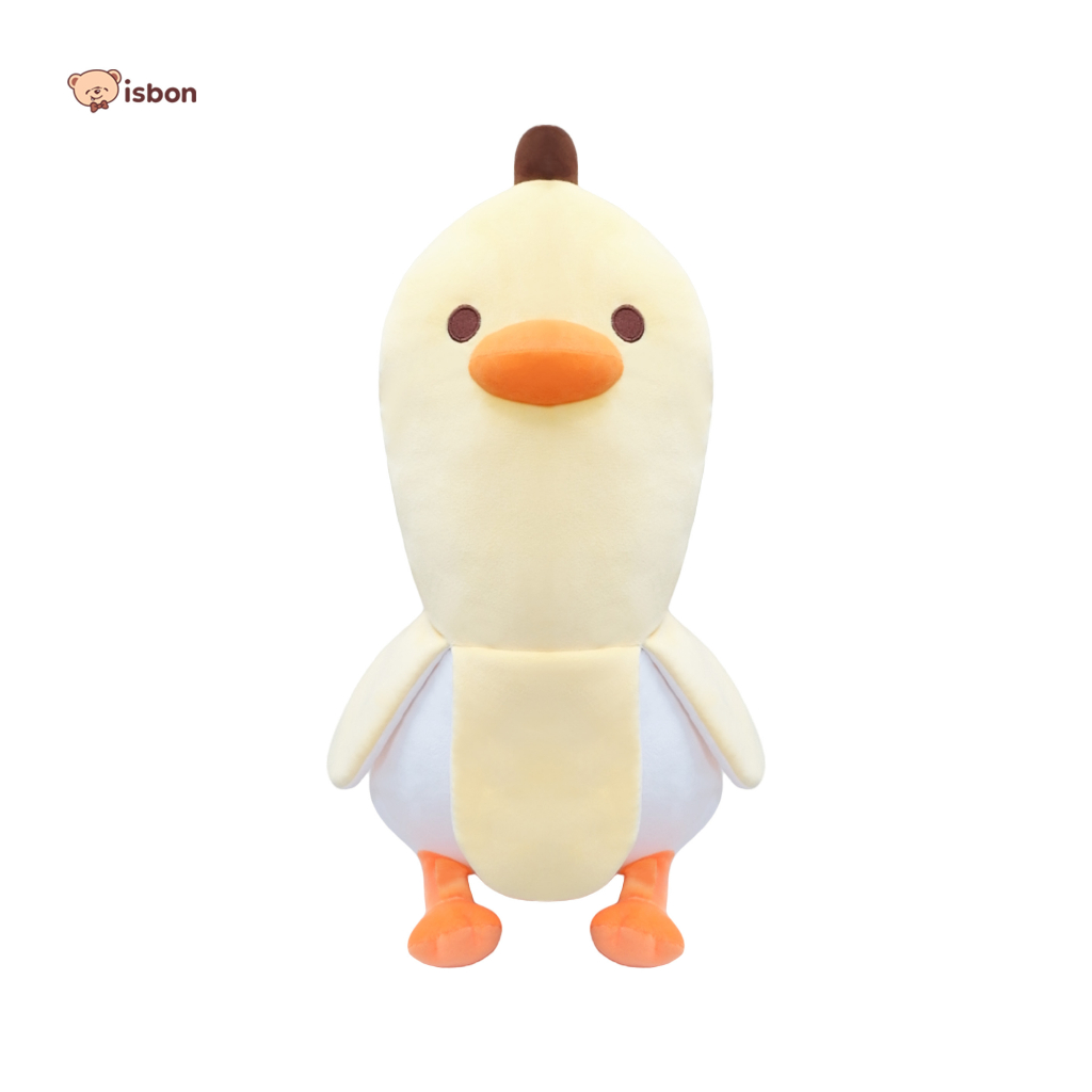 ISTANA BONEKA Pisang Bana dan Nana Duck Karakter Bebek Lucu Bisa Untuk Guling Anak Hadiah Ulang Tahun premium banana fruit