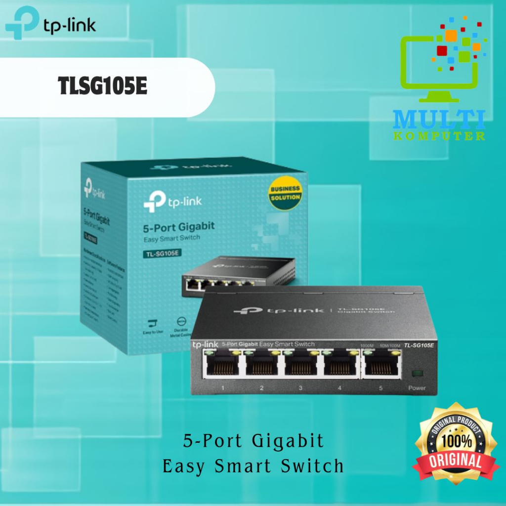 TP-LINK 5-Port Gigabit Unmanaged Pro Switch TL-SG105E