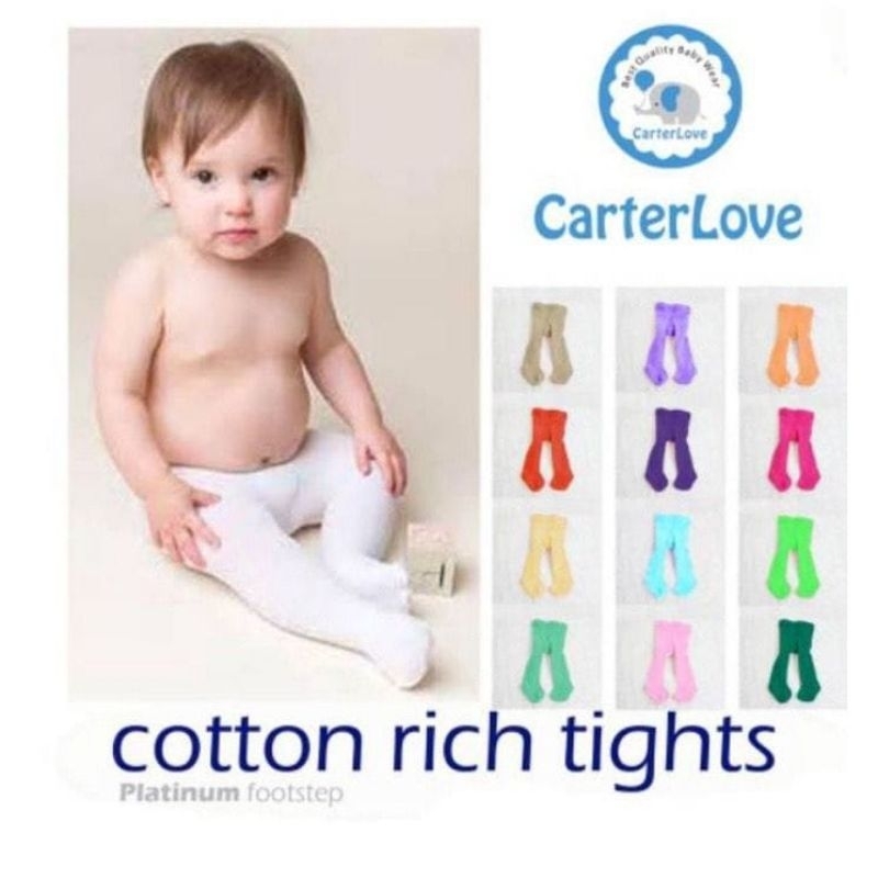 Legging Bayi Polos Tutup Kaki Leging Baby Cotton Rich Tights