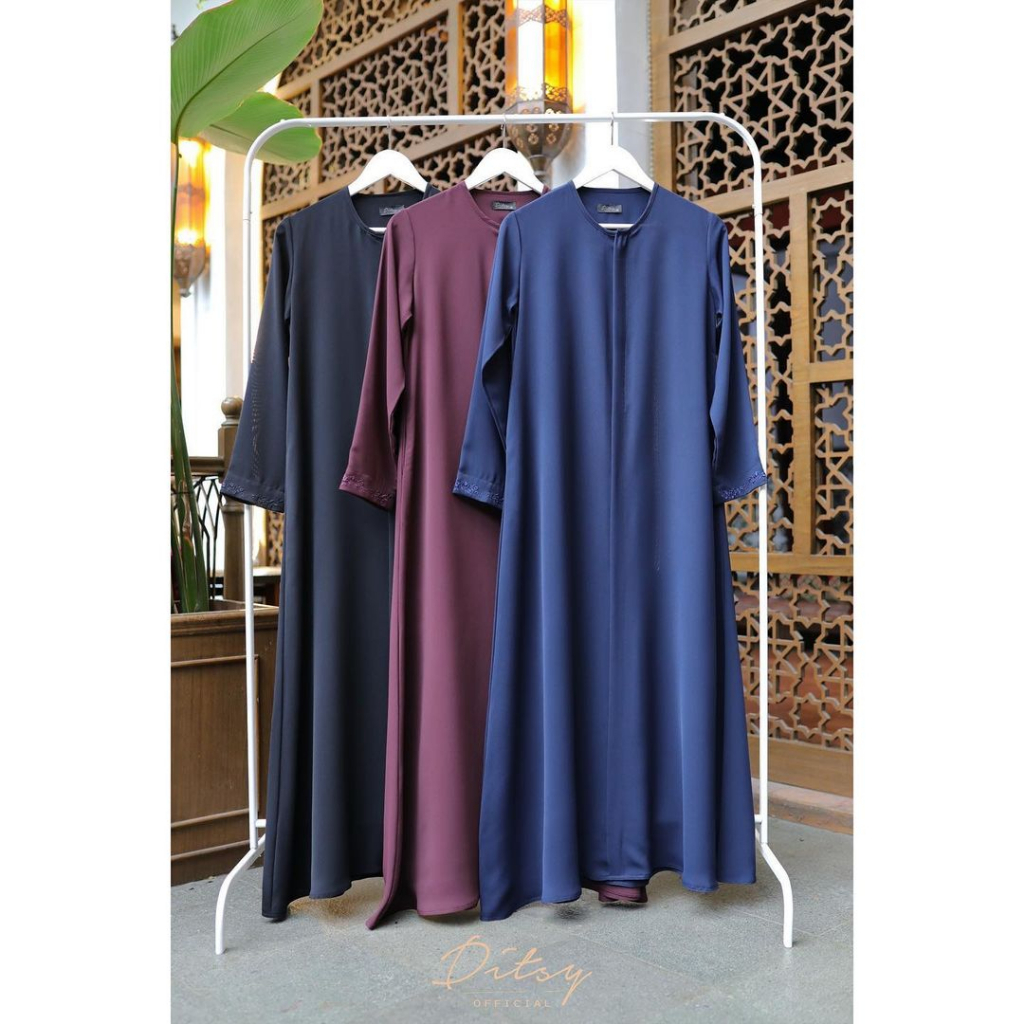 Ditsy Lorelie MZ Black Size XS Bahan Mazen April 2023