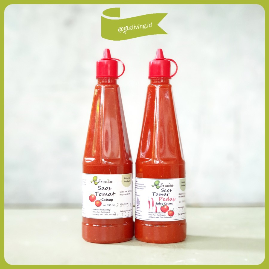 

Saos Tomat Pedas Saus Alami Asri Organik Bebas Gluten 330ml