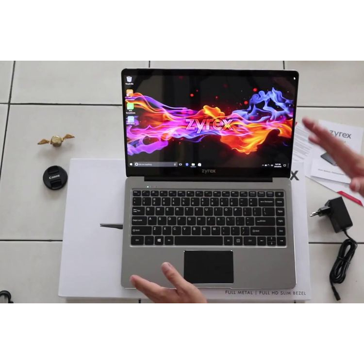 Laptop MURAH Zyrex SKY 232 N4020 4GB 256GB SSD+64GB W10 11.6FHD BT