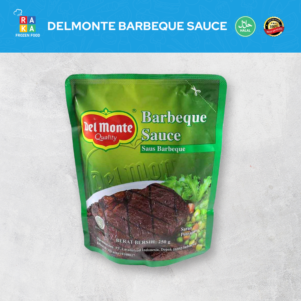 

DELMONTE SAUS BARBEQUE POCUH 250 GR GROSIR/KARTON