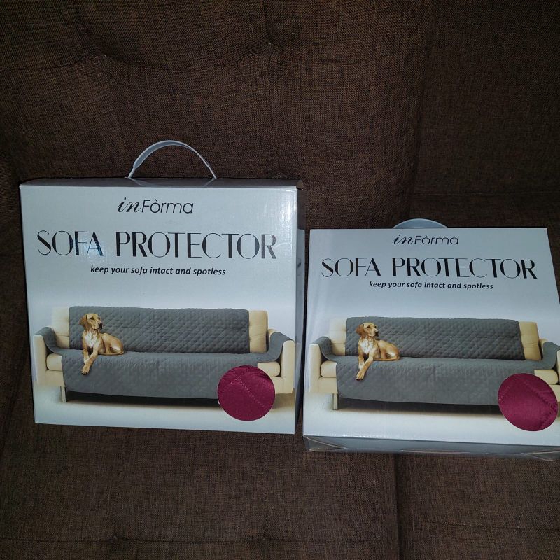 Sofa Protector Informa Preloved Murah Second Well Used Good Condition