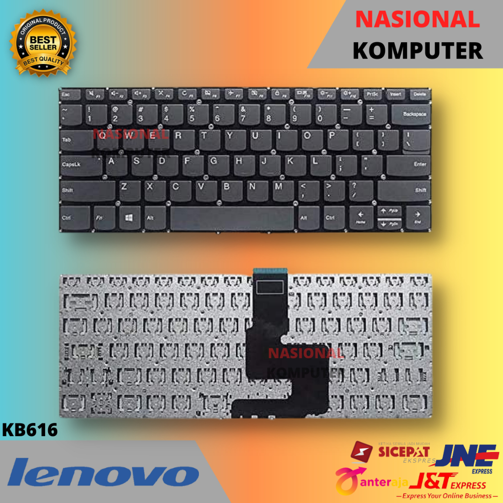 Keyboard Laptop Lenovo S340 S340-14 S340-14IWL S340-14API no backlight