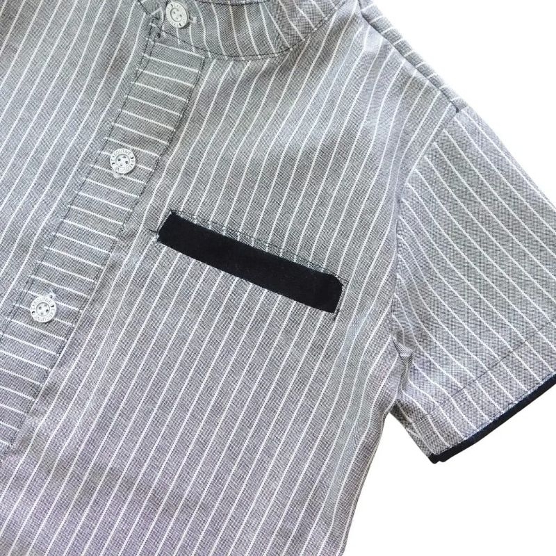 Kemeja Koko Anak Laki Laki Kemko Lebaran Salur Keren Terbaru 2023 Bahan Cotton Oxford Adem Usia 2 3 4 5 6 7 8 9 10 11 12 Tahun