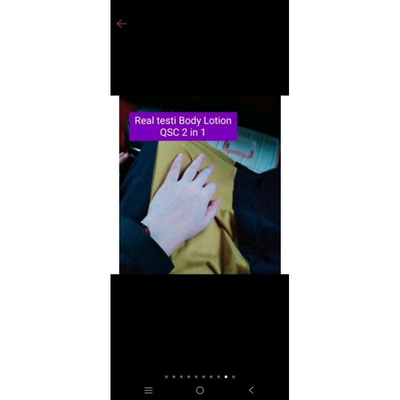 QSC 2 in 1 whitening body lotion